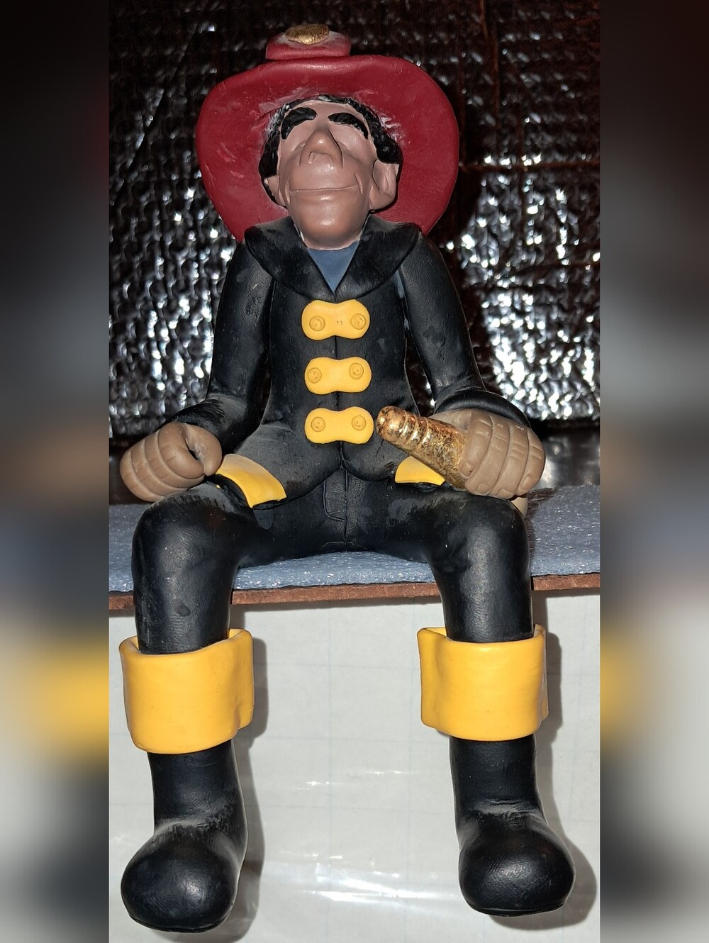 Firefighter Shelf Sitter - D. Manning